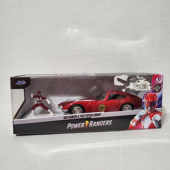 JADA Toys Power Rangers 1:24 Cars Green, Pink & Red Ranger Bundle Lot Of 3 New - Picture 6 of 9
